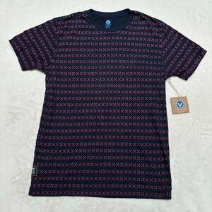 NWT Vast Where Surfing Lives In4mation Blue Crossed Bone Short Sleeve Tshirt M